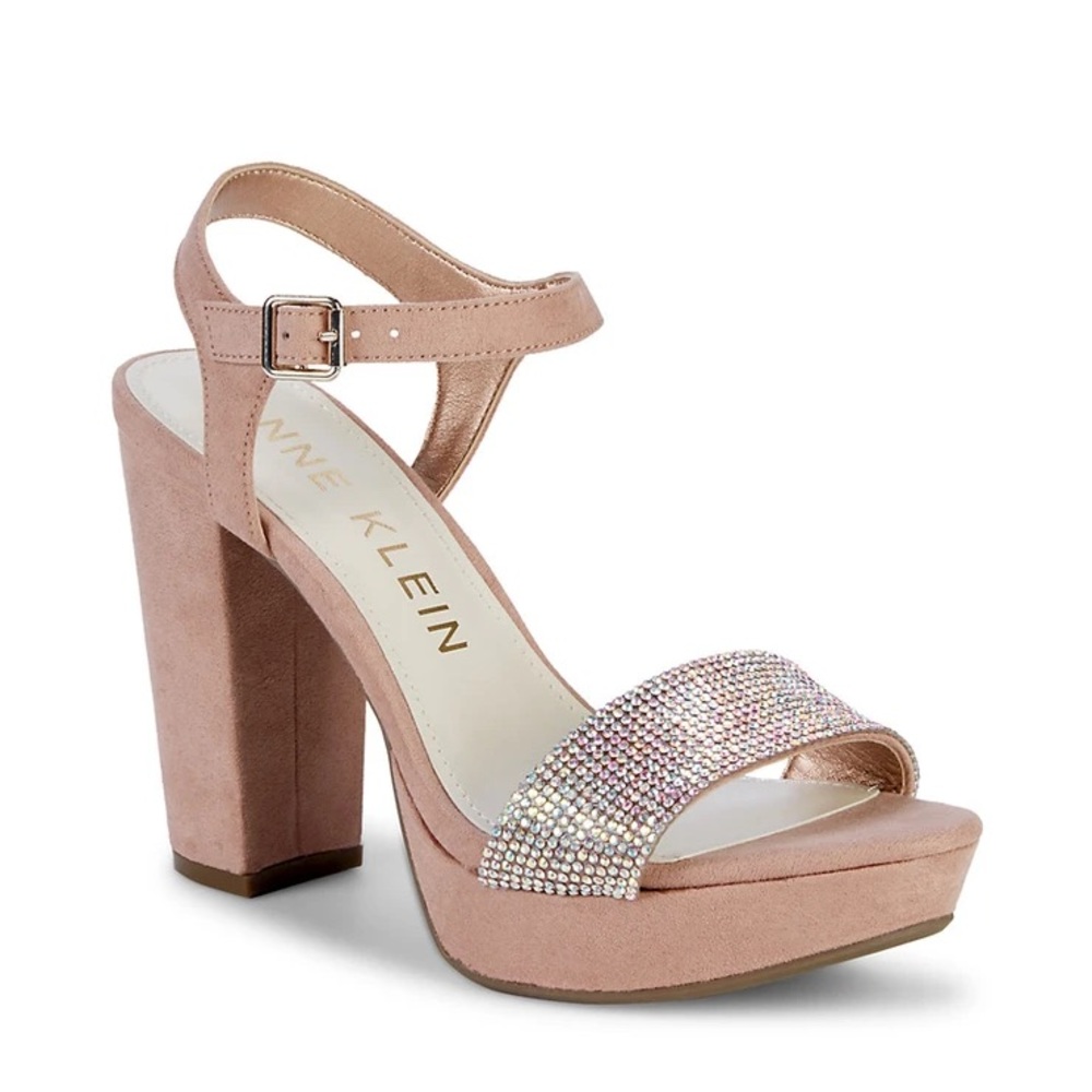 Anne Klein pink Rose heels size 9